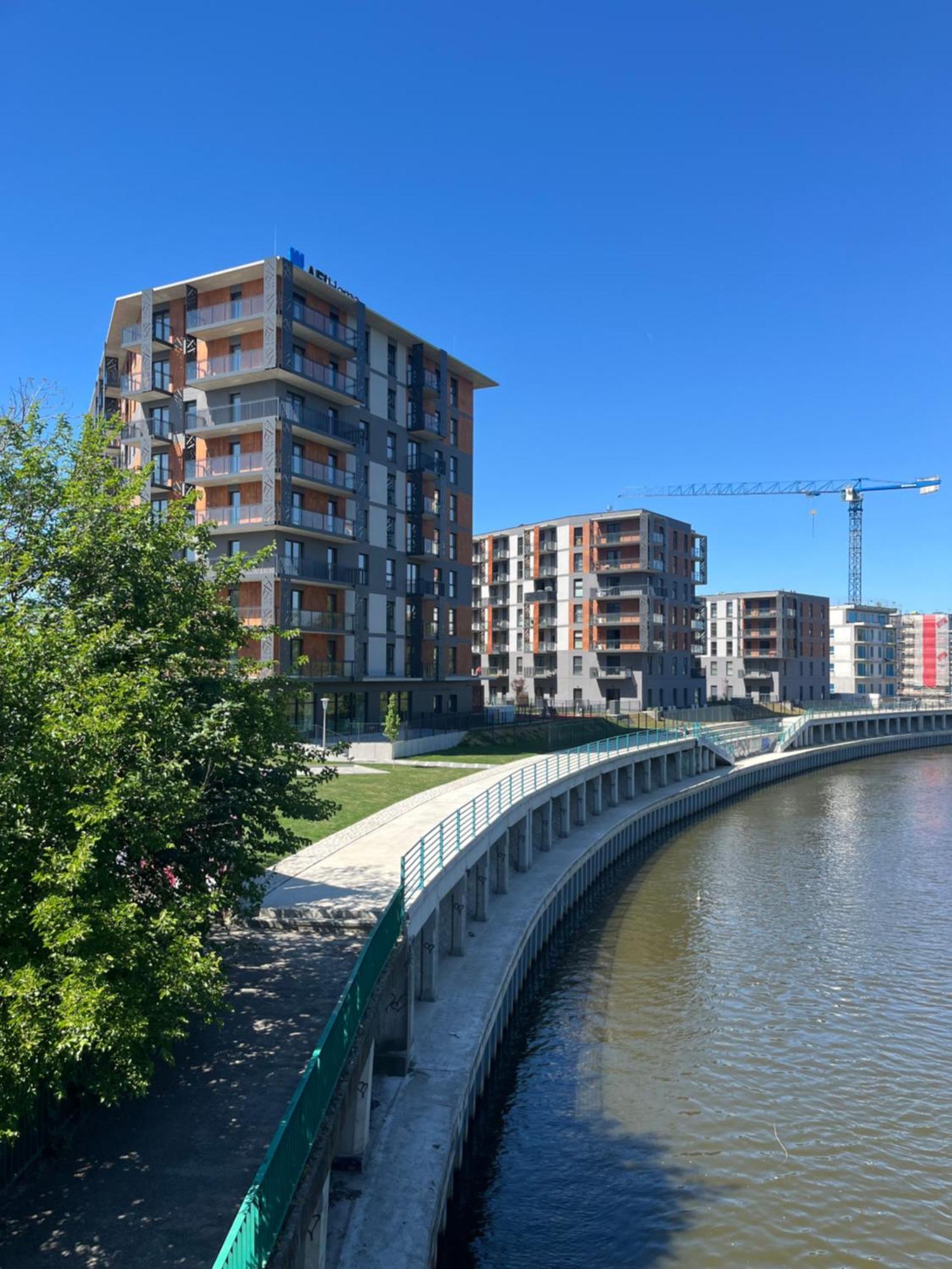 Jesionowe Apartamenty Nad Odra, Stare Miasto, Sauna W Jednym, Klimatyzacja , Garaz Podziemny 0 Zl, Odra River , Old Town, New Building, Air Conditioning, Sauna-One, Underground Garage Free Breslavia Esterno foto